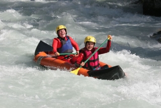  Canoa Balsa con Canoa Integral Rafting